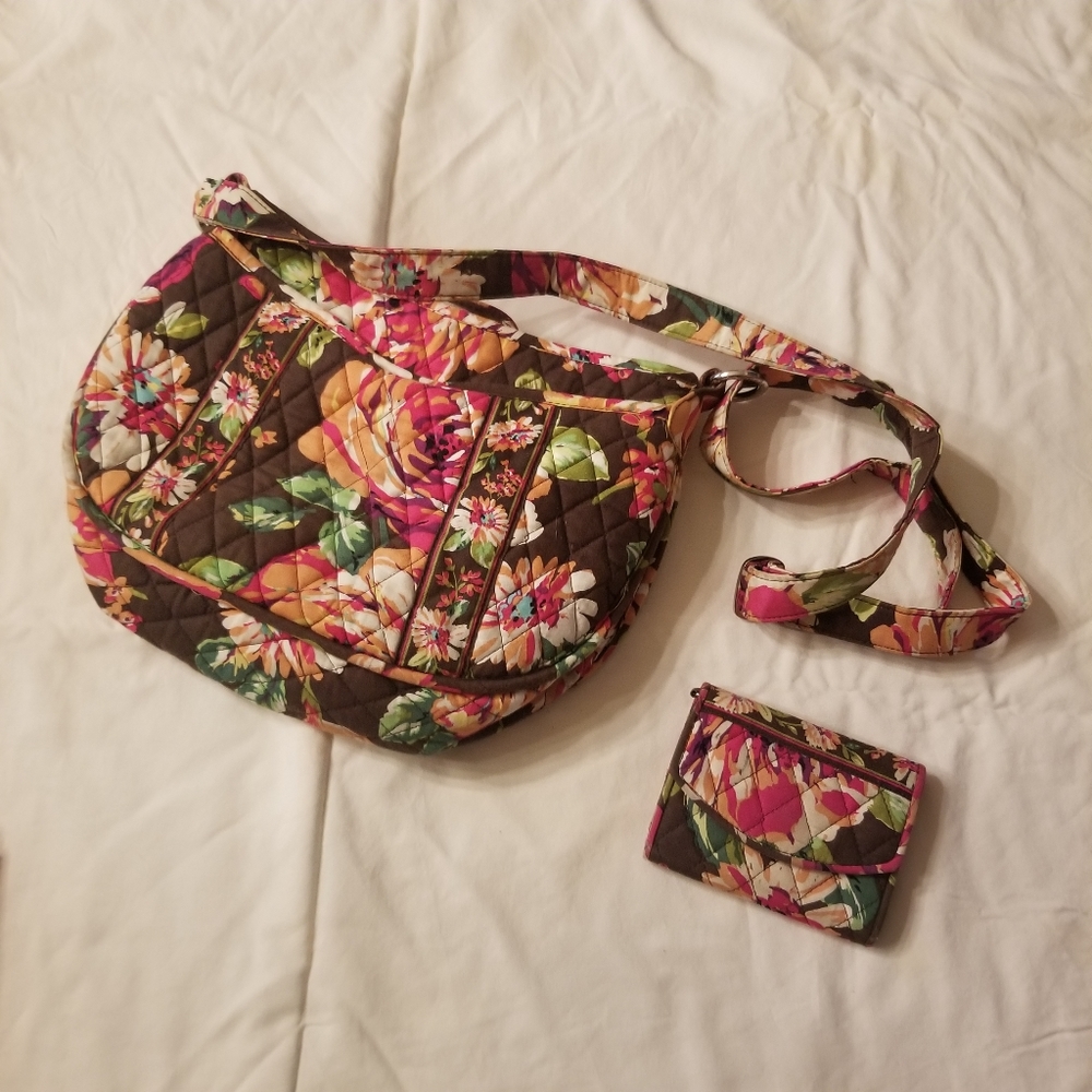 Vera Bradley Saddle Up Bag and Wallet